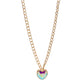 AB Gold Heart Stone Pendant Necklace is crafted from genuine sterling silver and features a statement-making heart stone centerpiece. The pendant comes with a delicate chain that can be customized for a nice fit which makes it perfect for any occasion. This is the perfect gift for someone special!