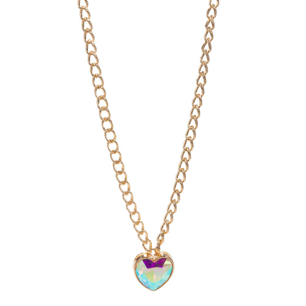 AB Gold Heart Stone Pendant Necklace is crafted from genuine sterling silver and features a statement-making heart stone centerpiece. The pendant comes with a delicate chain that can be customized for a nice fit which makes it perfect for any occasion. This is the perfect gift for someone special!