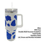 AB Sapphire White Bling Studded 40oz Stainless Steel Tumbler is the perfect blend of style and functionality. With its studded design and large 40oz capacity, it's the ideal choice for those looking to add some bling to their daily hydration routine. Made with durable stainless steel, this tumbler will keep your drinks at the perfect temperature for hours. Say goodbye to lukewarm beverages and hello to an elevated hydration experience.