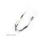 Madeline Love Black, Gold Pearl Accent Beaded Layered Chain Anklet - Anklets - desc
