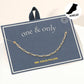 Madeline Love Gold 18K Gold Filled Paperclip Chain Anklet