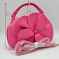 Sculptural Floral Accent Satchel – Convertible Textured Crossbody Bag - Crossbody Bags