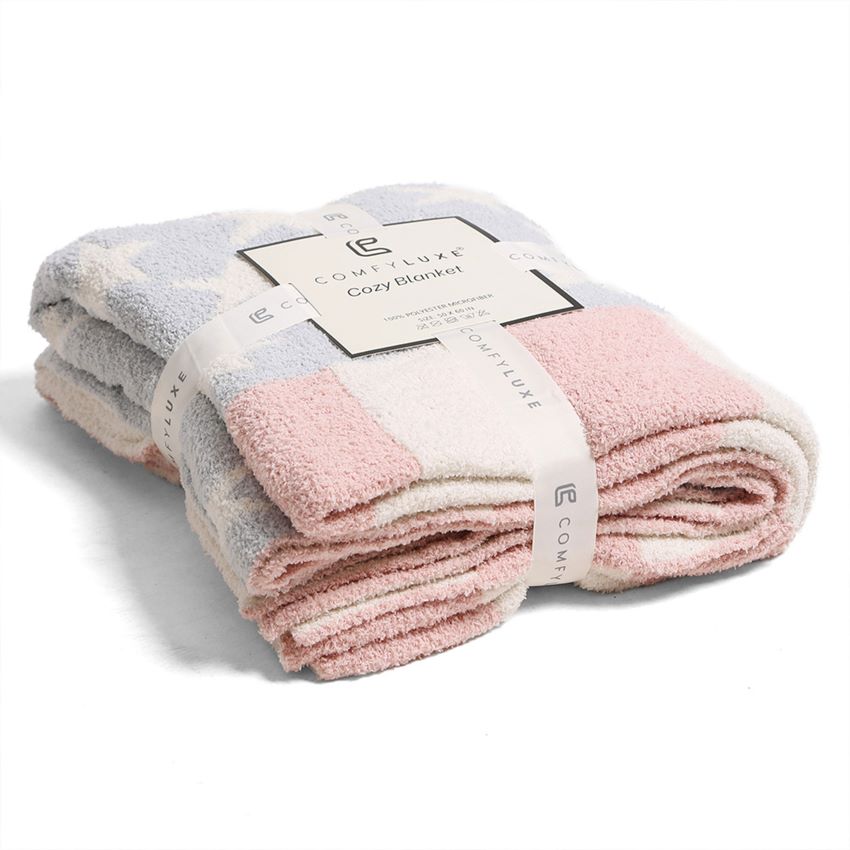Blue Pink Show your patriotic pride with this American USA Flag Reversible Throw Blanket, featuring a bold stars-and-stripes design on both sides for versatile styling. Soft, cozy, and lightweight, it’s perfect for lounging at home, adding a decorative accent, or staying warm at outdoor events.
