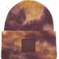 C.C Women's Tie Dye Beanie Hats With Rubber Patch