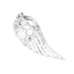 Antique Silver  American USA Flag Wing Pendant Set is a great way to show your patriotism and love for your country. Made with high-quality materials, it features a unique, eye-catching design that is sure to make a statement. Perfect for any occasion, this pendant set is a must-have for anyone who wants to add a touch of American pride to their outfit.