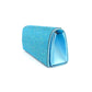 Aqua Shine at every occasion with this aqua crystal clutch, designed with a sleek silhouette and shimmering detail. Perfect for weddings, galas, and nights out, this glamorous statement bag adds elegance and sparkle to any outfit.