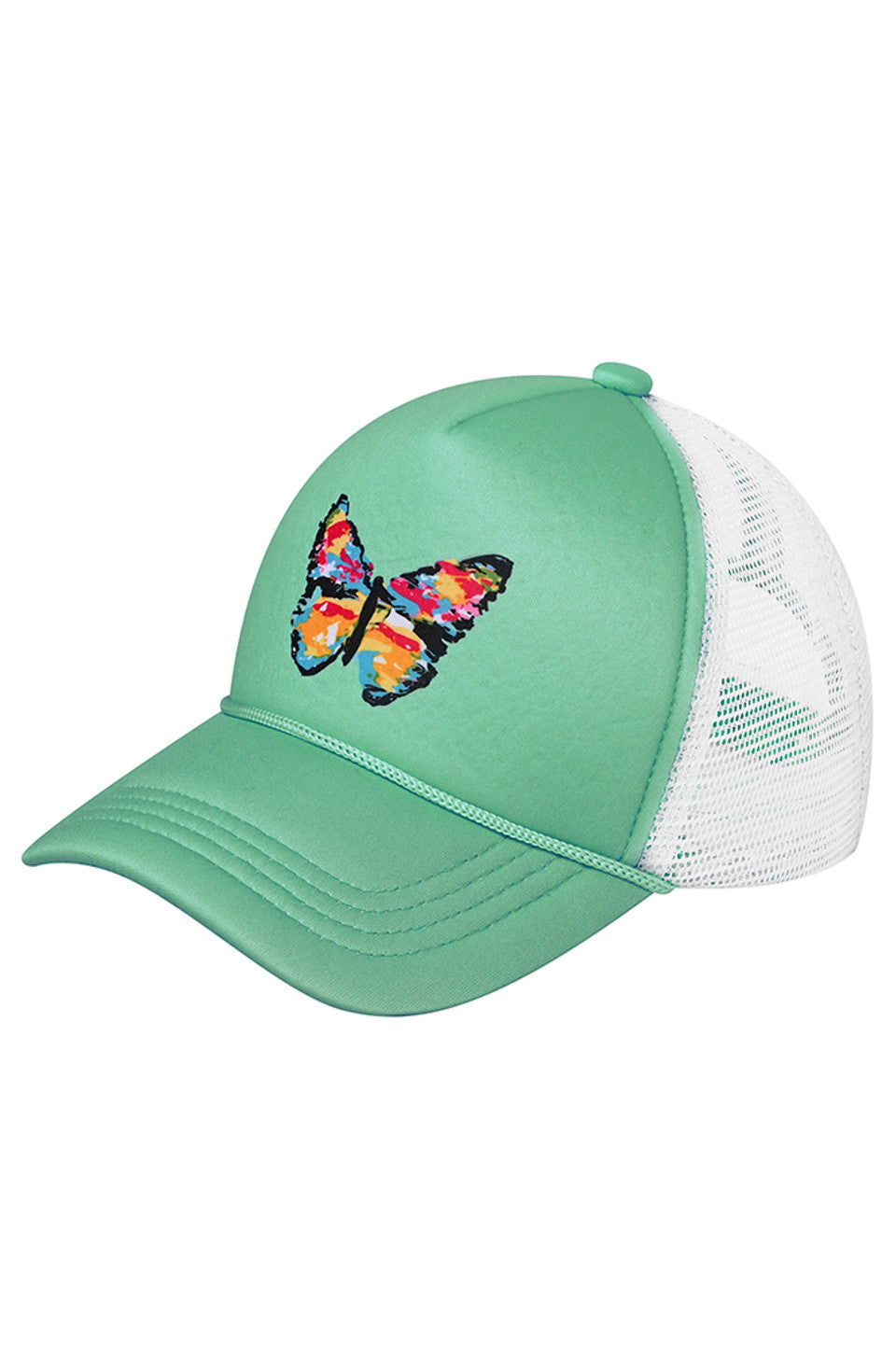 Aqua-C.C Kids Hand Painted Abstract Butterfly Cap combines artistic flair with comfortable wear. Each cap features a unique, hand-painted abstract butterfly design, making it a distinctive accessory for children. Crafted with high-quality materials, it ensures a snug fit and durability, making it perfect for everyday use or special occasions. The cap not only adds a creative touch to any outfit but also encourages individuality and style in young wearers. 
