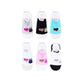 Assorted 12Pairs - Good Luck Message Bunny Socks feature a cute bunny design and a positive message to bring you luck throughout the day. Made with high-quality materials, these socks are comfortable and durable. Spread positivity and good vibes with every step. 