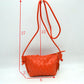 Woven Texture Small Crossbody Bag with Top Zipper and Cord Strap - Crossbody Bag