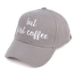 C.C Baseball Cap With Embroidered 100% Cotton