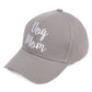 C.C Baseball Cap With Embroidered 100% Cotton