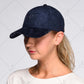 C.C Solid Faux Suede Baseball Cap 100% Polyester