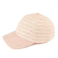 C.C Paper Straw Baseball Hat With Suede Brim