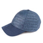C.C Paper Straw Baseball Hat With Suede Brim