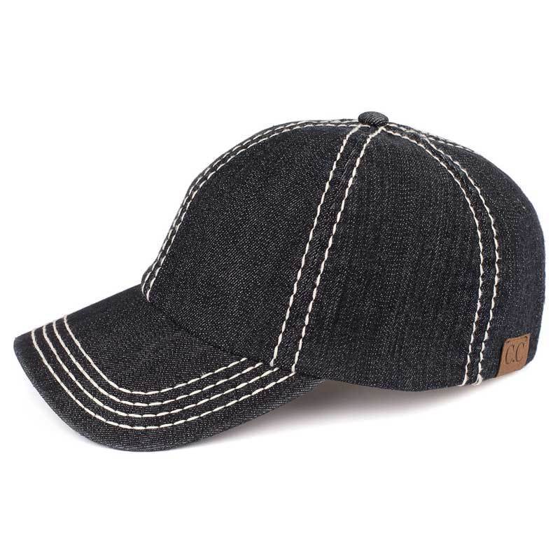 C.C Cotton Denim Baseball Cap 100% Cotton