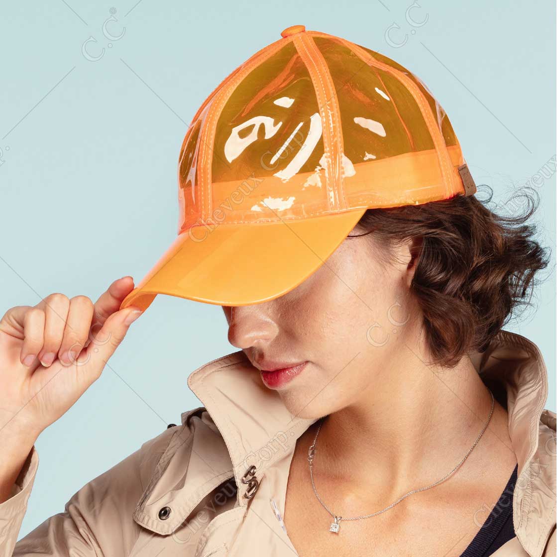 C.C Pvc Rain Baseball Cap 100% Pvc