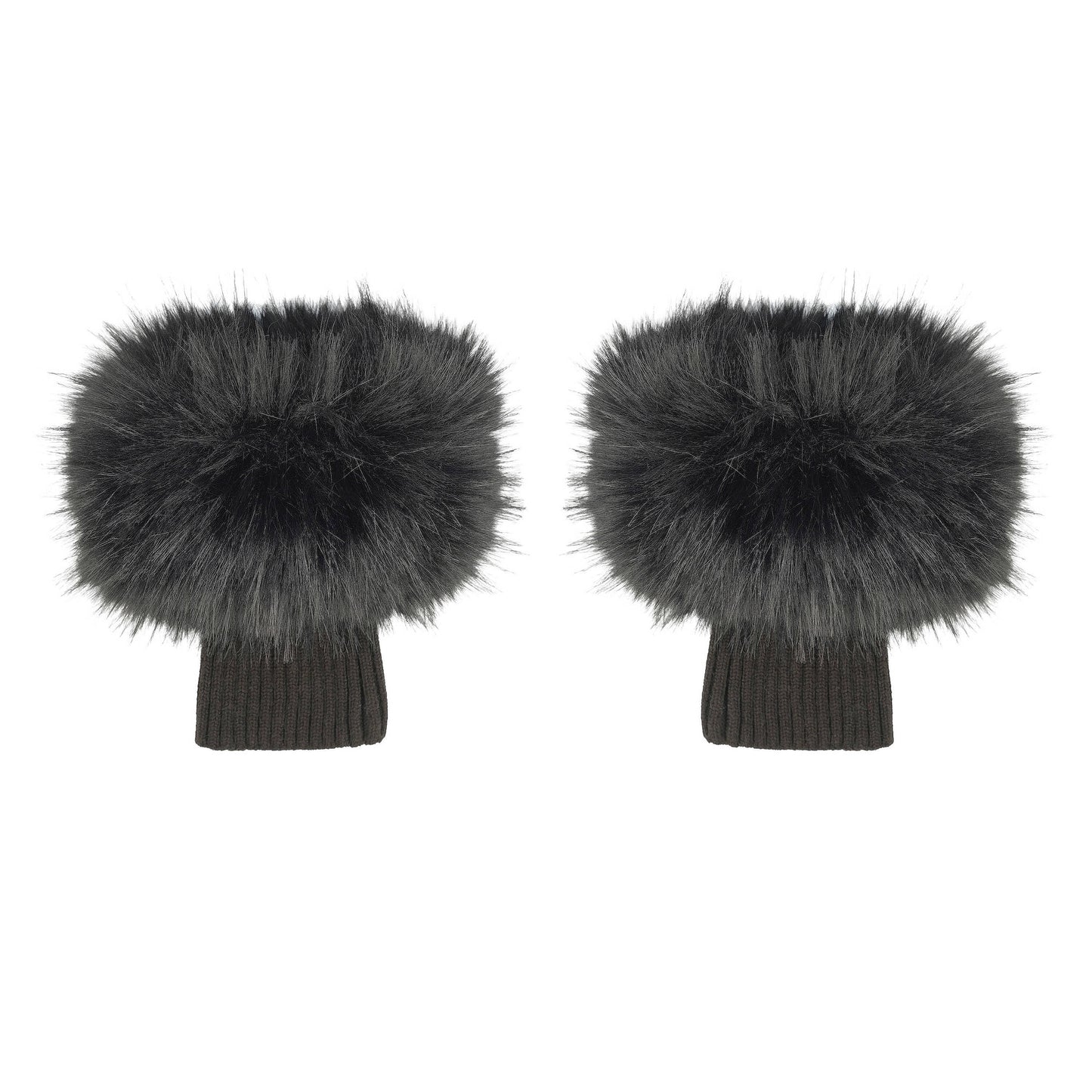 C.C Long Fur Knit Boot Cuffs