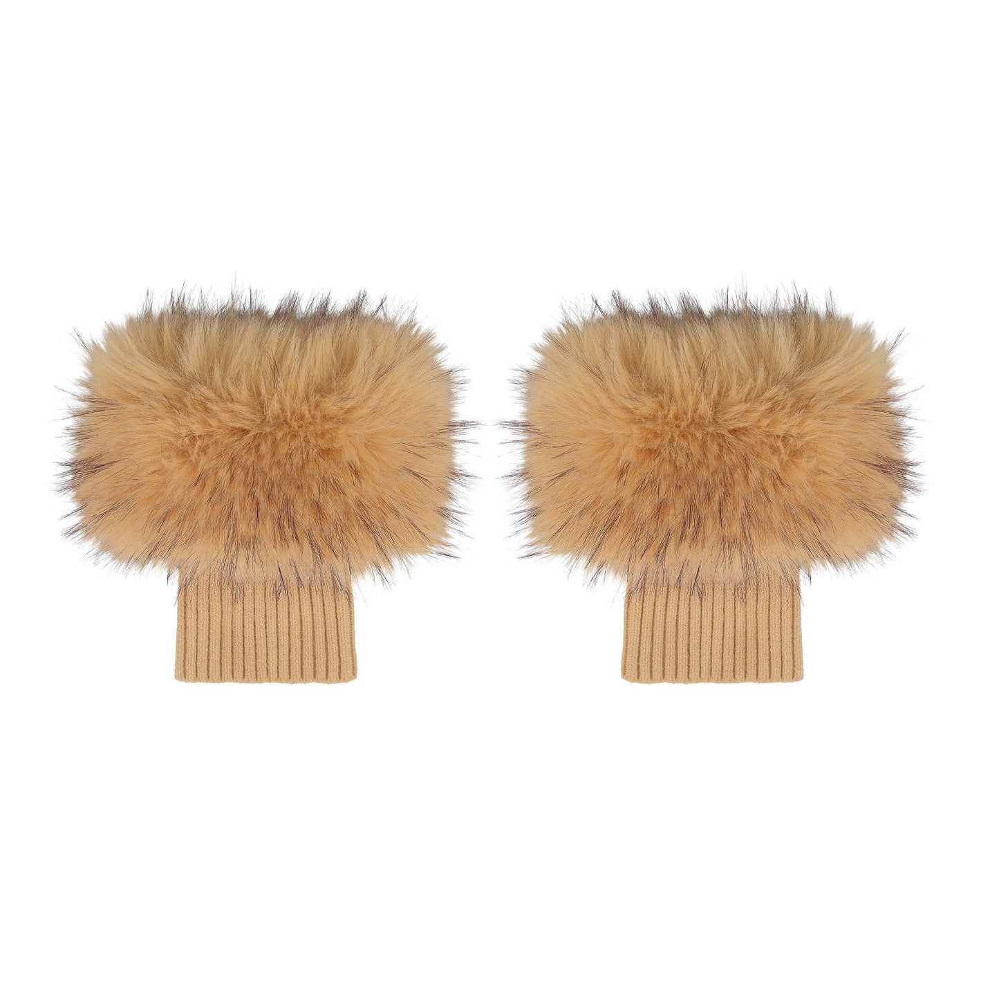 C.C Long Fur Knit Boot Cuffs