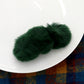 Madeline Love Green Faux Fur Triple Pom Pom Barrette - Hair Accessories