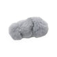 Madeline Love Gray Faux Fur Triple Pom Pom Barrette - Hair Accessories - extra