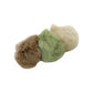 Madeline Love Green, Multi Faux Fur Triple Pom Pom Barrette - Hair Accessories - extra
