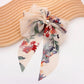 Madeline Love Pink Oversized Sheer Floral Print Bow Barrette - Hair Accessories