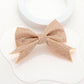 Madeline Love Topaz Sparkly Bling Stone Bow Hair Barrette - Hair Accessories