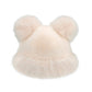 C.C Faux Fur Double Pom Bucket Hat