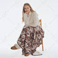 C.C Cow Print Pattern Throw Blanket With Sherpa