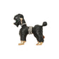 Madeline Love Black Gold Dipped Enamel Poodle Dog Pin Brooch - Brooches - desc