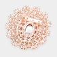 Madeline Love Peach Oval Stone Centered Pin Brooch - Brooches - desc