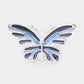 Madeline Love Blue Colored Metal Butterfly Magnetic Brooch - Brooches