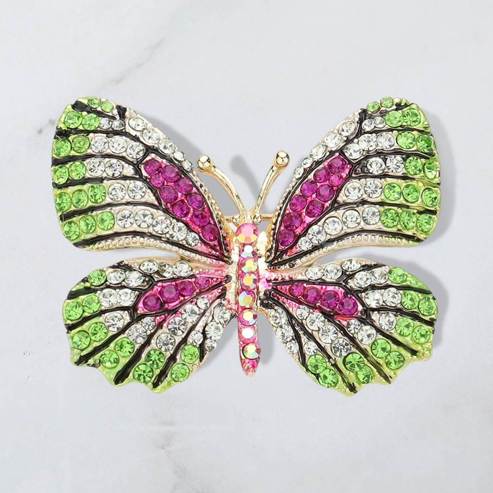 Fuchsia, Gold, Green