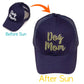 C.C Dog Mom Changing Color Pony Trucker Cap 100% Cotton