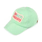 C.C Vintage Distressed Washed Cotton Pony Cap 100% Cotton One