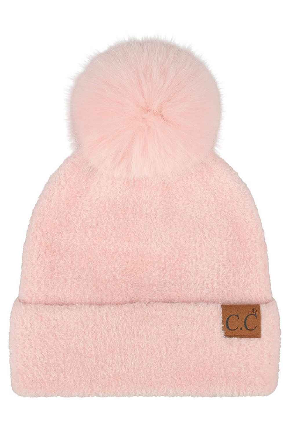 Barbie C.C Plush Terry Chenille Pom Beanie Winter Hat&nbsp;combines superior thermal protection with refined style. Constructed from premium terry chenille fabric, this hat delivers exceptional insulation while maintaining breathability. The distinctive pom accent adds visual interest without compromising functionality. Designed with precise dimensions to ensure optimal coverage of ears and forehead, this cold-weather essential maintains its structural integrity throughout extended wear.