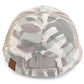 Beige C.C American flag embroidery camo baseball cap is the perfect accessory for any patriotic American. With its unique camo design and expert embroidery, this cap combines style with a show of national pride. Made with high-quality materials, it is both comfortable and durable.