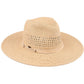 C.C Horseshoe Lace Knitting Trim Band Panama Hat