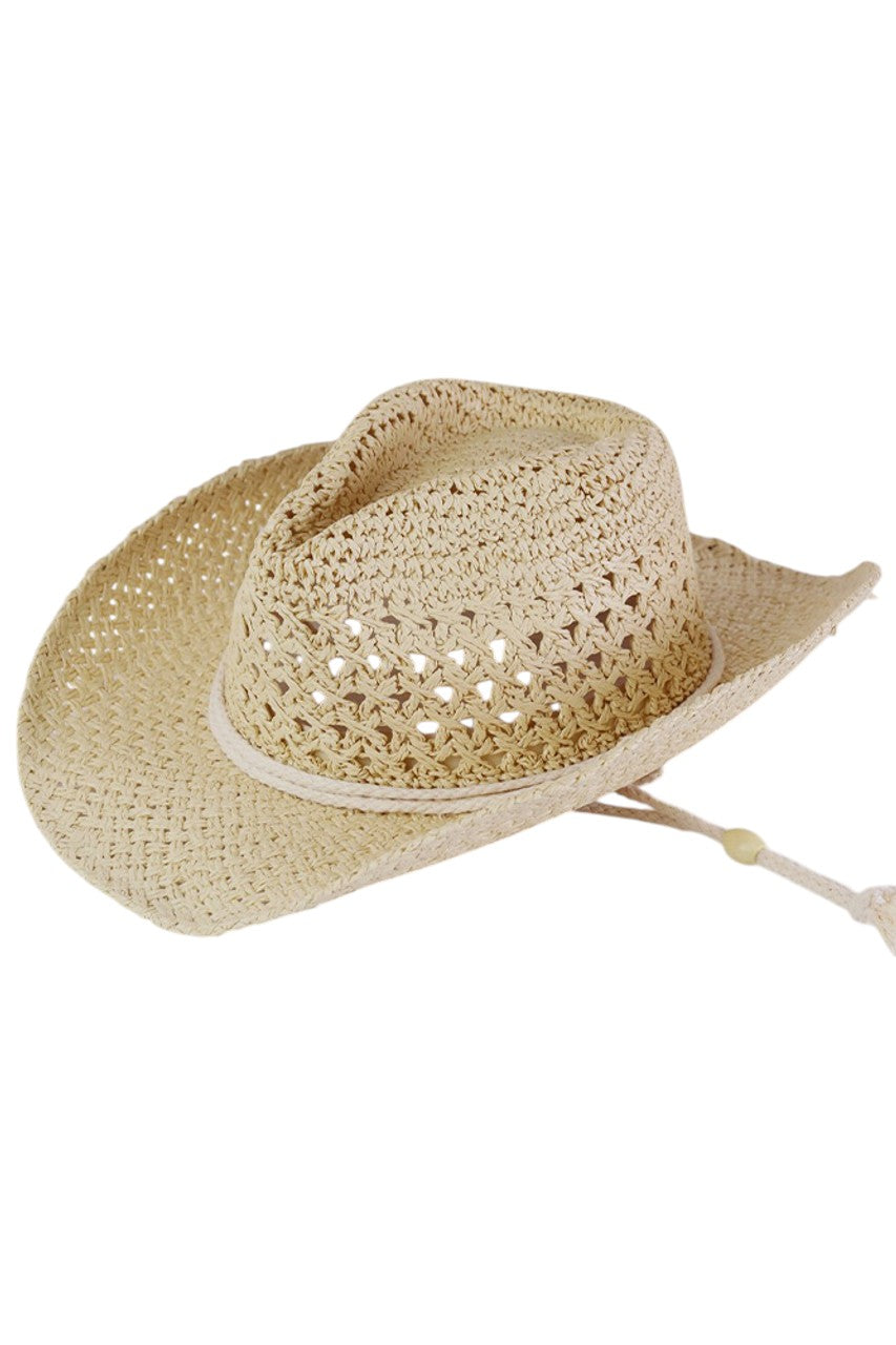 Beige Chin Strap Cowboy Cowgirl Handmade Hat features a functional chin strap for superior stability during rigorous activities. Handcrafted with precision using time-honoured techniques, each piece exhibits exceptional attention to detail and material selection. The traditional Western silhouette combines authentic styling with practical functionality, making it ideal for equestrian pursuits, rodeo events, or completing a distinguished Western ensemble.