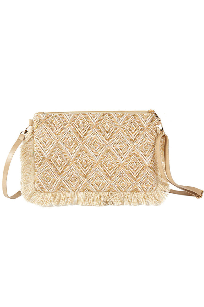 Diamond Aztec Pattern Checker Tassel Crossbody Bag showcases a sophisticated blend of traditional Aztec motifs and contemporary design. Its distinctive diamond checker pattern is complemented by a stylish tassel, adding texture and movement. Designed for practicality, the crossbody style ensures comfortable wear and easy access to essentials. This bag is crafted to enhance your wardrobe with a culturally inspired yet versatile accessory suitable for both casual and refined looks.
