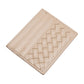 Beige Faux Leather Basket Weave Card Holder Wallet boasts a stylish basket weave design. Made from durable materials, it can securely hold multiple cards and cash while keeping a slim profile. Perfect for those looking for a sophisticated and functional accessory.