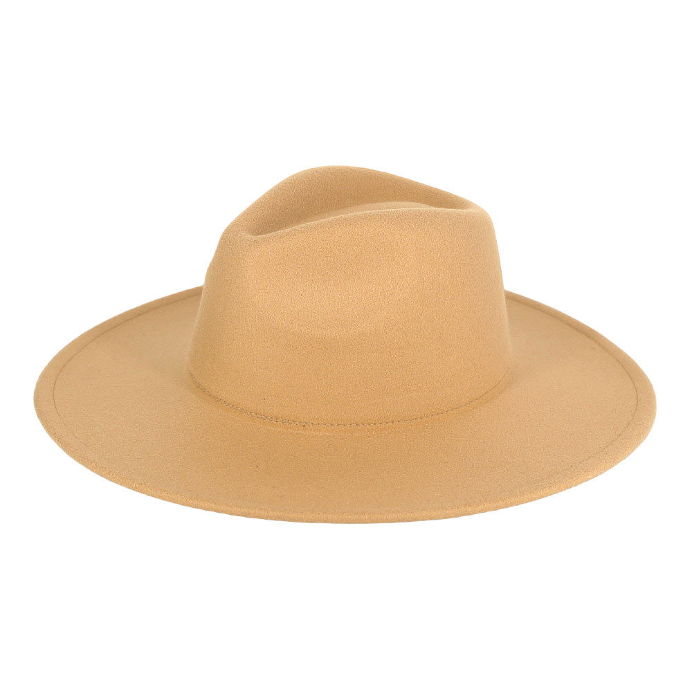 Beige Solid Fedora Panama Hat, is offering breathable comfort for the perfect summer look. The brim offers shade from the sun and the classic fedora shape makes it a timeless accessory. Look your best and stay comfortable in this stylish Solid Fedora Panama Hat.