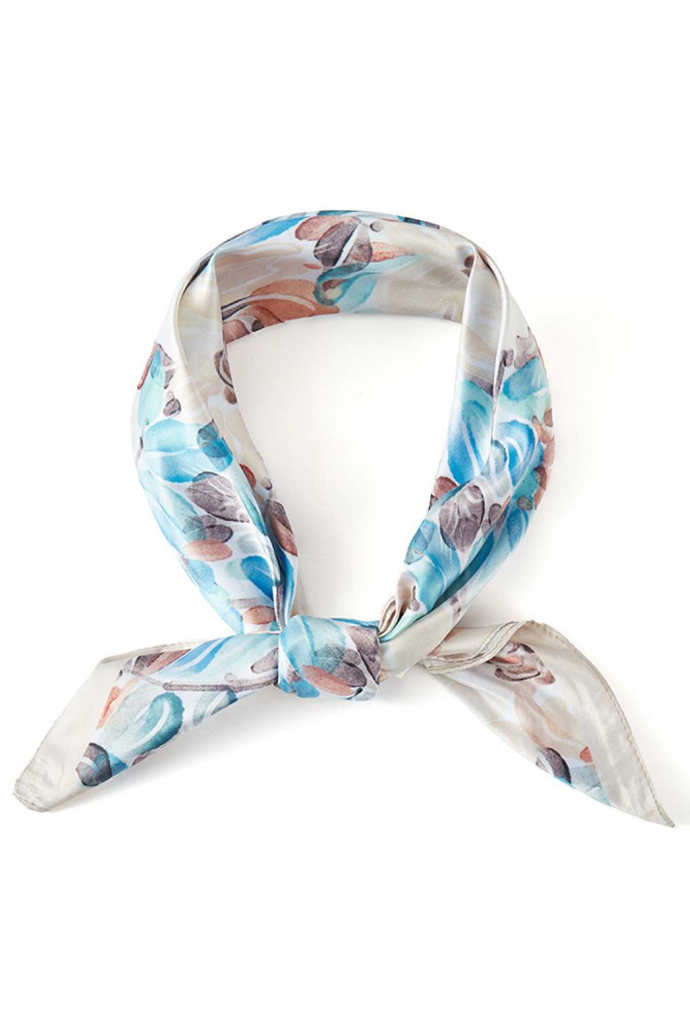 Beige Elevate your summer style with this vibrant Big Flower Pattern Print Bandana Scarf. Crafted from lightweight 100% polyester, it's the perfect accessory for warm weather—breathable, comfortable, and effortlessly chic. The generous 27.5" x 27.5" square design offers versatility: wear it as a headscarf, neck wrap, or tie it to your bag for a pop of color. The bold floral print brings a fresh, feminine touch to any outfit. Ideal for beach days, casual outings, or adding flair to your everyday look. Durabl