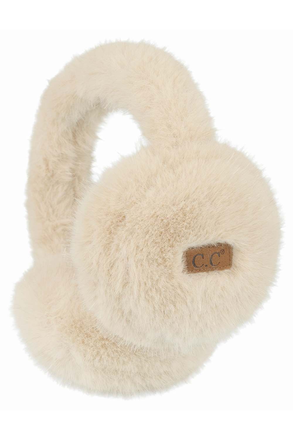 Beige Wrap your ears in warmth with C.C GLITTER Short Fur Earmuffs, the ultimate winter essential. These plush faux fur earmuffs deliver cozy comfort during frigid weather while maintaining a sleek, fashionable look. The one-size-fits-all design adapts to any head shape for a secure, comfortable fit. Made from durable 100% polyester, they withstand repeated wear and washing without losing their softness. Perfect for outdoor adventures, daily commutes, or casual winter outings, these earmuffs blend practical