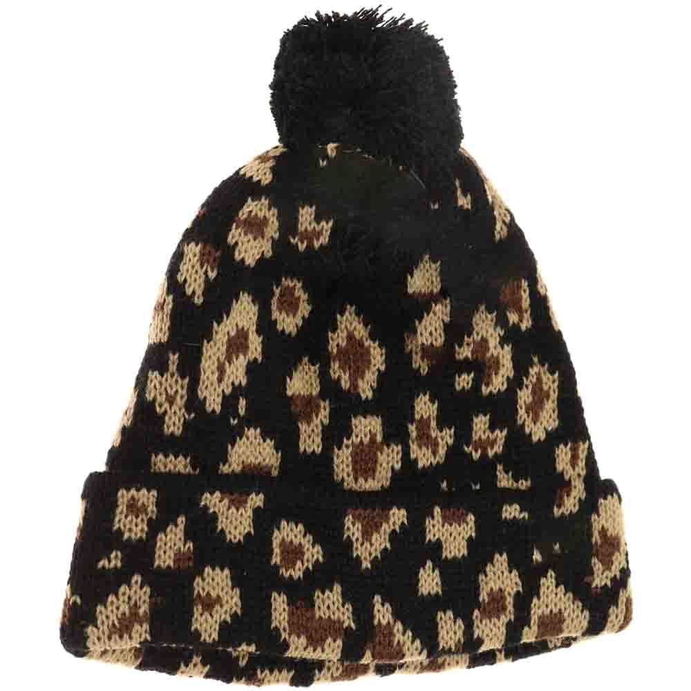 Black Baby Leopard Single Pom Beanie offers expert-designed comfort and warmth for your baby. Made from soft, breathable materials, it provides gentle protection against cooler temperatures without compromising delicate skin. The distinctive leopard print and single pom add a stylish touch, blending fashion with function. Its tailored fit ensures secure wear, making it an ideal choice for everyday use or outdoor outings. This beanie combines practical warmth with a trendy design for your baby's comfort and 