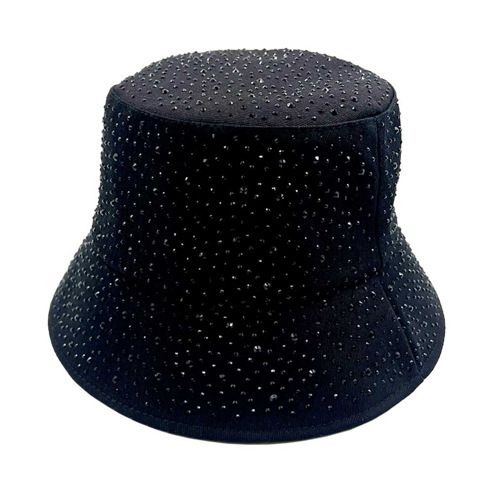 Black Bling Bucket Hat, keep your styles on even when you are relaxing at the pool or playing at the beach. Large, comfortable, and perfect for keeping the sun off of your face, neck, and shoulders. Perfect summer, beach accessory. Ideal for travelers who are on vacation or just spending some time in the great outdoors.