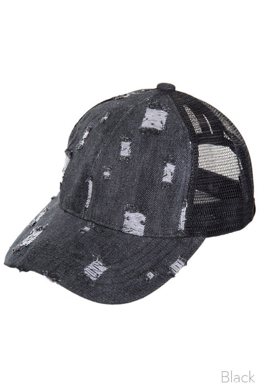 C.C BASEBALL PONY CAP is a versatile and stylish accessory that completes any casual outfit. Made with high-quality materials, it offers both comfort and durability. This cap is perfect for outdoor activities or everyday wear, making it a must-have for any wardrobe.