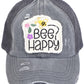 Black C.C BEE HAPPY PATCH VINTAGE PONY CAP is a must-have for any fashion enthusiast. With its vintage pony design and unique patch detailing, it is sure to make a statement. Made with high-quality materials, it offers both style and comfort. Perfect for adding a touch of retro charm to any outfit.