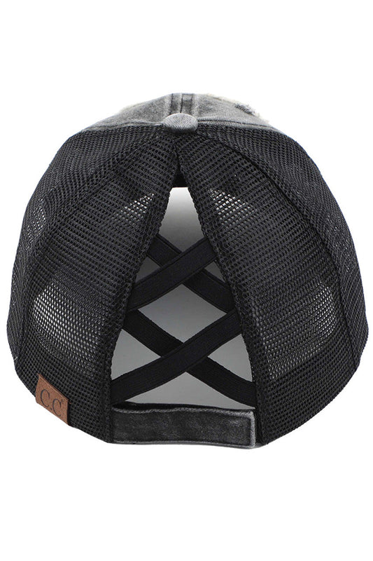 Black C.C BEE HAPPY PATCH VINTAGE PONY CAP is a must-have for any fashion enthusiast. With its vintage pony design and unique patch detailing, it is sure to make a statement. Made with high-quality materials, it offers both style and comfort. Perfect for adding a touch of retro charm to any outfit.