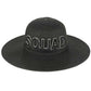 Black C.C Bride & Squad Pearls Wide Brim Sun Hat, keep your styles on even when you are participating in the bride squad at weddings. Large, comfortable, and perfect for keeping the sun off of your face, neck, and shoulders. These beautiful bride & squad pearls wide-brim sun hats will be perfect for any wedding ceremony.